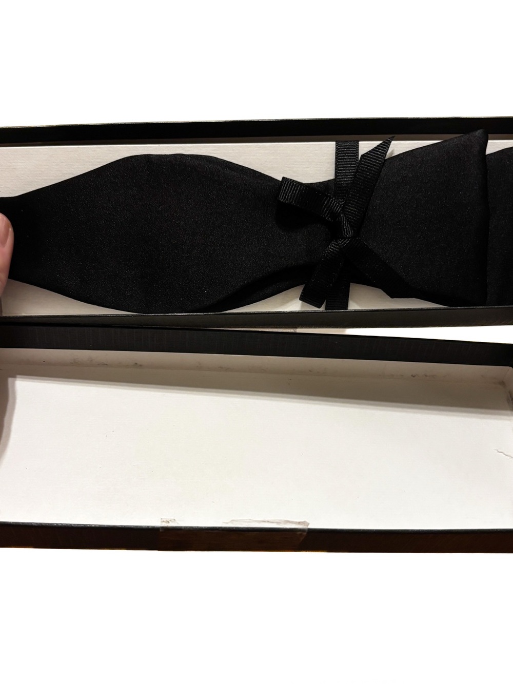 Classic Black Self-Tie Bow Tie